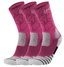 3PK PATTERNED ENTITLED SOCKS - Tradie Pink/White