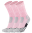 3PK PATTERNED ENTITLED SOCKS - Pink/White