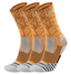 3PK PATTERNED ENTITLED SOCKS - Tradie Orange/White