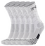 5PK PATTERNED ENTITLED SOCKS - White/Black
