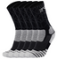 5PK PATTERNED ENTITLED SOCKS - Black/White