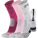 3PK PATTERNED ENTITLED SOCKS - Fairy Floss