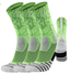 3PK PATTERNED ENTITLED SOCKS - Tradie Green/White