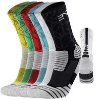 6PK PATTERNED ENTITLED SOCKS - MULTI