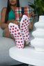 SNOWFLAKE PILATES SOCKS