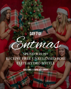 DAY 09: RECEIVE a FREE ROSE ELITE HYDRO BOTTLE when you spend $199.99✨🎄