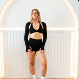 JET BLACK BOLERO