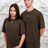 CHOCOLATE UNISEX OVERSIZED ENTee