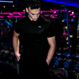 JET BLACK COMPRESSIVE TEE