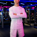 WHITE LONG SLEEVE COMPRESSIVE TEE