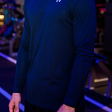 NAVY LONG SLEEVE COMPRESSIVE TEE