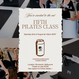 PILATES EVENT IN BRUNSWICK (SATURDAY 22nd AUGUST 1:30PM CLASS)