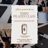 PILATES EVENT IN BRUNSWICK (SATURDAY 22nd AUGUST 10:30AM CLASS)