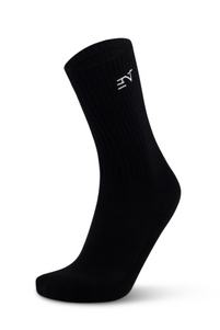 JET BLACK ENT CREW SOCKS