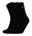 3PK JET BLACK ENT CREW SOCKS