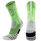 PATTERNED ENTITLED SOCKS - Tradie Green/White