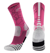 3PK PATTERNED ENTITLED SOCKS - Fairy Floss