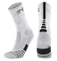 3PK PATTERNED ENTITLED SOCKS - White/Black