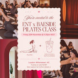 BAESIDE x ENT PILATES (FRIDAY 20th of NOVEMBER 4:30PM CLASS)✨
