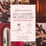 BAESIDE x ENT PILATES (FRIDAY 20th of NOVEMBER 6:00PM CLASS)✨